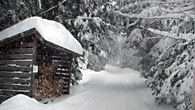 Jouvence, Qc, Canada | Sentier de neige